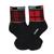 Socquettes Bamboo Noir/Rouge Taille XL 46+